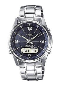 CASIO FUNK Herren Funkchronograph "LCW-M100DSE-2AER", silber, Armbanduhren, Solaruhr, Armbanduhr, Herrenuhr, Edelstahlarmband, Saphirglas