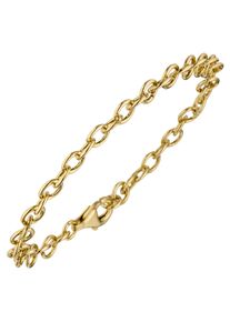 Jobo Damen Armband, Silber 925 (Sterlingsilber), gold, Silber 925 (Sterlingsilber), Armbänder, 925 Silber vergoldet 19 cm
