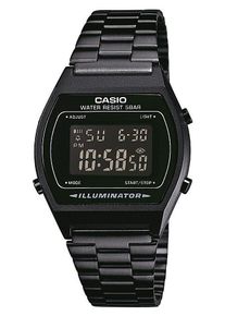 CASIO VINTAGE Damen Chronograph, schwarz, Armbanduhren, Quarzuhr, Armbanduhr, Damenuhr, Herrenuhr, Digitaluhr,Edelstahlarmband