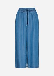soyaconcept Damen Schlupfhose "SC-LIV 25-C", blau, modisch, Gr. M, unifarben, Web, Obermaterial: 100% Lyocell, Hosen
