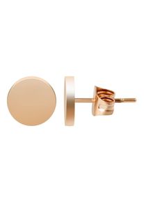 Adelia´s ADELIA ́S Damen Paar Ohrhänger "Neuheit 2025 - Damen Ohrstecker aus poliertem Edelstahl Ø 8 mm", Damen, Edelstahl, silber, Edelstahl, Ohrringe