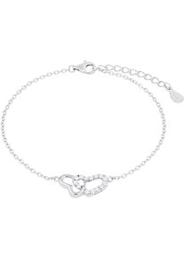Amor Damen Armband "Herzen, 2017178", Silber 925 (Sterlingsilber), bunt, Silber 925 (Sterlingsilber), Armbänder, mit Zirkonia (synth.)