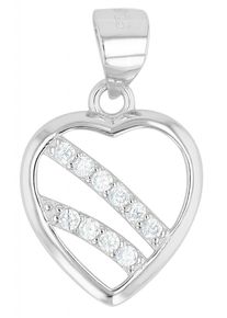 Adelia´s ADELIA ́S Damen Ketten-Anhänger "Neuheit 2025 - stylischer Herz Anhänger aus 925 Sterling Silber", Silber 925 (Sterlingsilber), silber, Silber 925