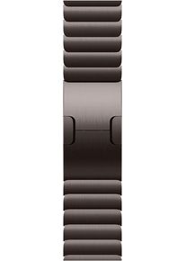 Apple Smartwatch-Armband "Gliederarmband", 15-20cm, Apple Watch Modelle 46mm, grau, Uhrenarmbänder