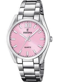 Festina Damen Quarzuhr "Boyfriend Collection", silber, Armbanduhren, Armbanduhr, Damenuhr, Edelstahlarmband