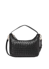 Marc O'Polo MARC O'POLO Damen Handtasche "mit Flechtstruktur", schwarz, Leder, unifarben, Taschen
