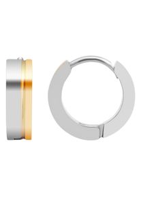 Adelia´s ADELIA ́S Damen Paar Creolen "Neuheit 2025 - Damen Creolen aus poliertem Edelstahl Ø 13 mm", Damen, Edelstahl, gold, Edelstahl, Ohrringe