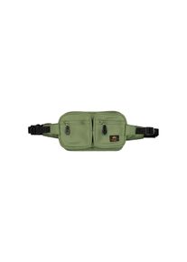 Gürteltasche "Alpha Industries Accessoires - Bags Label Waist Bag", Alpha Industries, grün, Obermaterial: 100% Polyester, Futter: 100% Nylon, Taschen