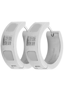 Adelia´s ADELIA ́S Damen Paar Creolen "Neuheit 2025 - Damen Creolen aus poliertem Edelstahl Ø 20 mm", Damen, Edelstahl, silber, Edelstahl, Ohrringe