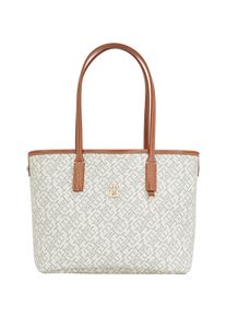 Tommy Hilfiger Damen Tragetasche "TH MONOPLAY LEATHER MINI TOTE", bunt, Lederimitat, Leder, Taschen, Damen Henkeltasche mit herausnehmbarer