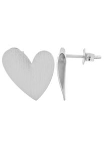 Adelia´s ADELIA ́S Damen Paar Ohrhänger "Neuheit 2025 - Damen Ohrstecker aus 925 Sterling Silber mit Herz", Damen, Silber 925 (Sterlingsilber), silber, Silber