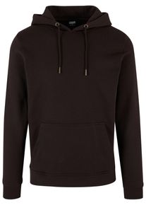 Urban Classics Herren Sweatshirt "Urban Classics Herren Basic Sweat Hoody", braun, Gr. S, unifarben, 63% Baumwolle, 37% Polyester, Sweatshirts