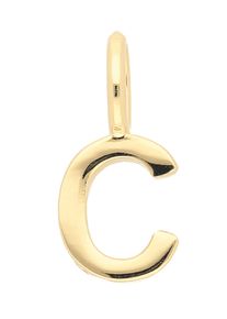 Adelia´s ADELIA ́S Damen Buchstaben-Anhänger "Damen & Herren 333 Gold Buchstabenanhänger C", Gelbgold 333-Gold, gold, Gelbgold 333, Gold, Schmuckanhänger, für