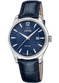Jaguar Herren Quarzuhr "Essentia"dunkelblau, blau, Armbanduhren, Armbanduhr, Herrenuhr, Swiss Made, Edelstahlarmband, analog, Datum
