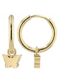 Adelia´s ADELIA ́S Damen Paar Ohrhänger, Damen, Edelstahl, silber, Edelstahl, Ohrringe
