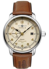 Zeppelin Herren Automatikuhr "Méditerranée 1921", braun, Armbanduhren, Mechanische Uhr, Armbanduhr, Herrenuhr, Datum, Made in Germany