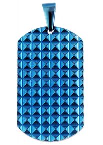 Adelia´s ADELIA ́S Damen Ketten-Anhänger "Neuheit 2025 - hochwertiger Schmuck Anhänger aus Edelstahl", Edelstahl, blau, Edelstahl, Schmuckanhänger