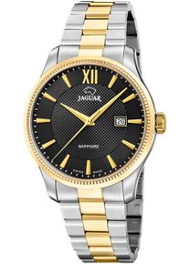 Jaguar Herren Quarzuhr "Essentia"silberfarben, goldfarben, schwarz, Armbanduhren, Armbanduhr, Herrenuhr, Swiss Made, Edelstahlarmband, analog, Datum