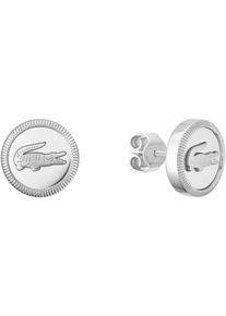 Lacoste Damen Paar Ohrstecker "MEMENTO, 2040407", Edelstahl, silber, Edelstahl, Ohrringe