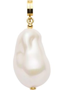 Leonardo Damen Charm-Einhänger "Anhänger Wilma Clip & Mix, 024420", gold, Edelstahl, Perlen, Charms, mit Perle (imitiert)
