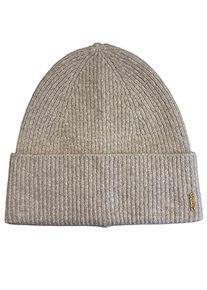 Cinque Damen Strickmütze "Nadia", grau, feminin,klassisch, meliert, Feinstrick, Baumwollmischung, Mützen, meliert, One Size
