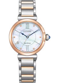 Citizen Damen Solaruhr, silber, Armbanduhren, Armbanduhr, Damenuhr, Edelstahlarmband, Saphirglas