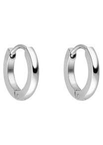 PURELEI Damen Paar Creolen "Schmuck Geschenk Ike Ohrringe, Earrings-Ike", Edelstahl, silber, Edelstahl, Ohrringe