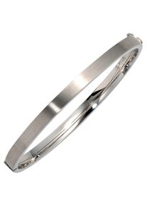 Jobo Damen Armreif, Weißgold 375, weiß, Weißgold 375, Armbänder, oval 375 Weißgold