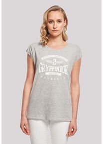 F4NT4STIC Damen T-Shirt "Harry Potter Gryffindor Keeper", grau, casual, Gr. S, Obermaterial: 100% Baumwolle, Shirts, Print