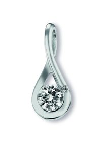 ONE ELEMENT Damen Ketten-Anhänger "Zirkonia Anhänger aus 925 Silber", mit Zirkonia, Silber 925 (Sterlingsilber), silber, Silber 925 (Sterlingsilber),