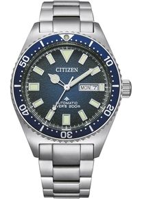 Citizen Damen Automatikuhr "Promaster Mechanical Diver", silber, Armbanduhren, Armbanduhr, Herrenuhr, Damenuhr, Taucheruhr, bis 20 bar wasserdicht