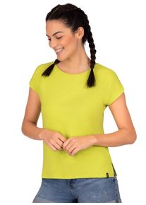 TRIGEMA Damen T-Shirt "TRIGEMA T-Shirt aus Viskose", grün, Basic, Gr. XL, 94% Viskose, 6% Elastan, Shirts