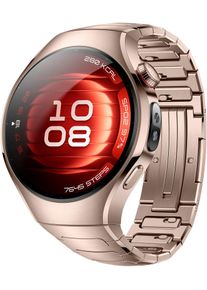 Huawei Smartwatch "WATCH 5 42mm", gold, Smartwatches, X-TAP, Health Glance, 904L Edelstahl, Kompatibel mit iOS & Android