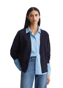 Marc O'Polo Damen Cardigan "aus reinem Organic Cotton", blau, casual, Gr. XXS, MARC O'POLO DENIM, unifarben, Obermaterial: 100% Baumwolle, Strickjacken