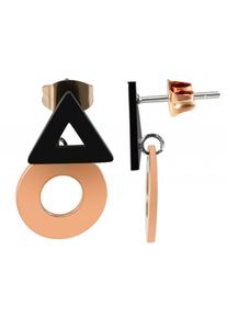 Adelia´s ADELIA ́S Damen Paar Ohrhänger "Neuheit 2025 - Damen Ohrstecker aus poliertem Edelstahl", Damen, Edelstahl, silber, Edelstahl, Ohrringe