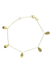 Firetti Damen Bettelarmband "Schmuck Geschenk Gold 375 Armschmuck Armkette Goldarmband Ankerkette", Gelbgold 375, gold, Gelbgold 375, Armbänder, Made