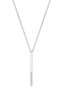 s.Oliver Damen Y-Kette "2031439", Silber 925 (Sterlingsilber), L: 45cm, bunt, Silber 925 (Sterlingsilber), Halsketten, mit Zirkonia (synth.)