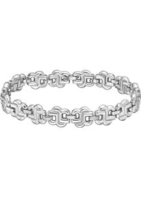 BOSS Damen Armband "DOUBLE B STRAND, 1580740, 1580741", Edelstahl, silber, Edelstahl, Armbänder