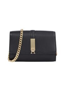 Tommy Hilfiger Damen Umhängetasche "TH HERITAGE MINI CROSSOVER CHAIN", schwarz, Lederimitat, Taschen, Abendtasche, Mini Bag, Schultertasche mit