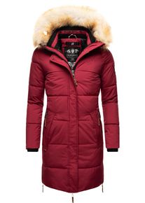 Navahoo Damen Wintermantel "Halina", rot, modisch, Gr. L, Oberstoff: 100% Polyester, Futter: 100% Polyester, Wattierung: 100% Polyester, Ärmelfutter: