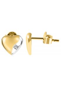 Adelia´s ADELIA ́S Damen Paar Ohrhänger, Damen, Gelbgold 333, silber, Gelbgold 333, Ohrringe