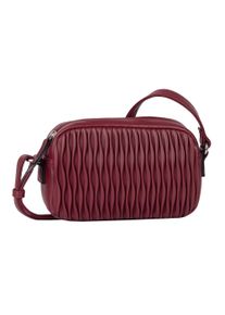 Gabor Damen Handtasche "Dyana", rot, Polyurethan, beschichtet, clean, Strukturmuster, Taschen, aus weichem Material aufwendig in Wellenoptik gesmokt