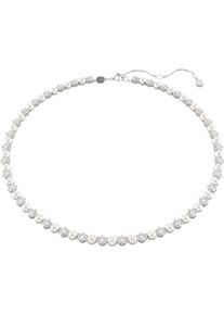 Swarovski Damen Collier "Schmuck Geschenk Matrix Tennis Halskette, 5689623", Metall-Perlen, L: 44cm B: 5mm, silber, Metall, Perlen, B:5mm,