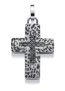 Adelia´s ADELIA ́S Herren Kreuz-Anhänger "Herren Edelstahl Kreuz Anhänger", Edelstahl, silber, Edelstahl, Schmuckanhänger, für Herren