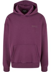 DROPSIZE Herren Kapuzensweatshirt "Dropsize Herren Heavy Oversize HD Print Hoodie", lila, Gr. M, 70% Baumwolle, 30% Polyester, Sweatshirts
