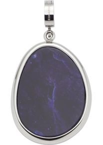 Leonardo Damen Charm-Einhänger "Anhänger Prilla Clip & Mix, 024557", blau, Edelstahl, Charms, mit Sodalith