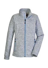 Killtec Kinder Fleecejacke "KOS 201 GRLS KNTFLC JCKT", blau, sportlich, Gr. 140, 100% Polyester, Jacken