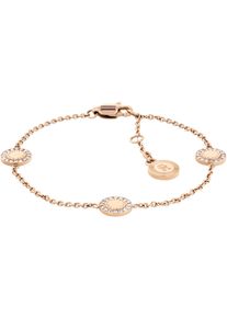 Tommy Hilfiger Damen Armkette "MINI CRYSTALS, 2780904, 2780905, 2780906", Edelstahl, gold, Edelstahl, Armbänder, mit Emaille - mit Glasstein