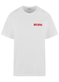 Herren T-Shirt "Upscale by Mister Tee Days Before Overize Tee", weiß, casual, Gr. XL, UPSCALE BY MISTER TEE, bedruckt, 100% Baumwolle, Shirts