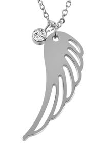 Adelia´s ADELIA ́S Damen Kette mit Anhänger, unbekannt, Edelstahlsilber, anker, Edelstahl, Halsketten